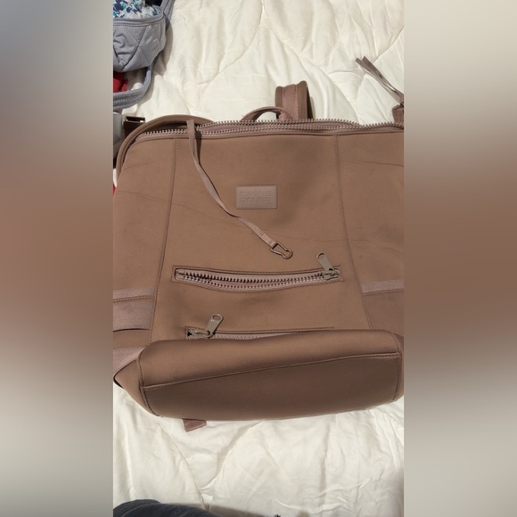 Dagne Dover INDI NEOPRENE DIAPER BACKPACK in Dune - Picture 2 of 3